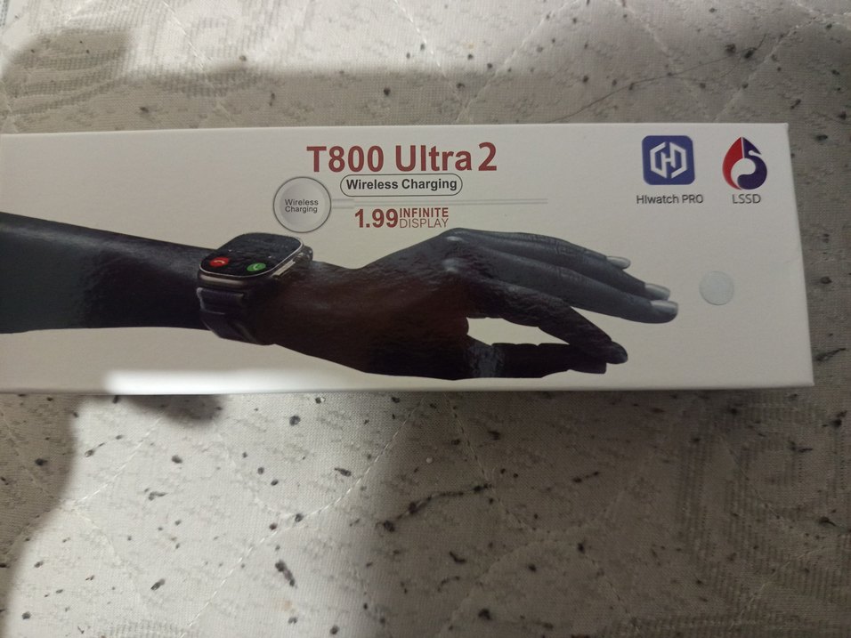 Turuncu Kayışlı Gri Akıllı Saat - Görsel 2