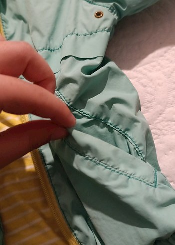 24-36 Ay Beden yeşil Renk Erkek Çocuk Yeşil Fermuarlı Yağmurluk
