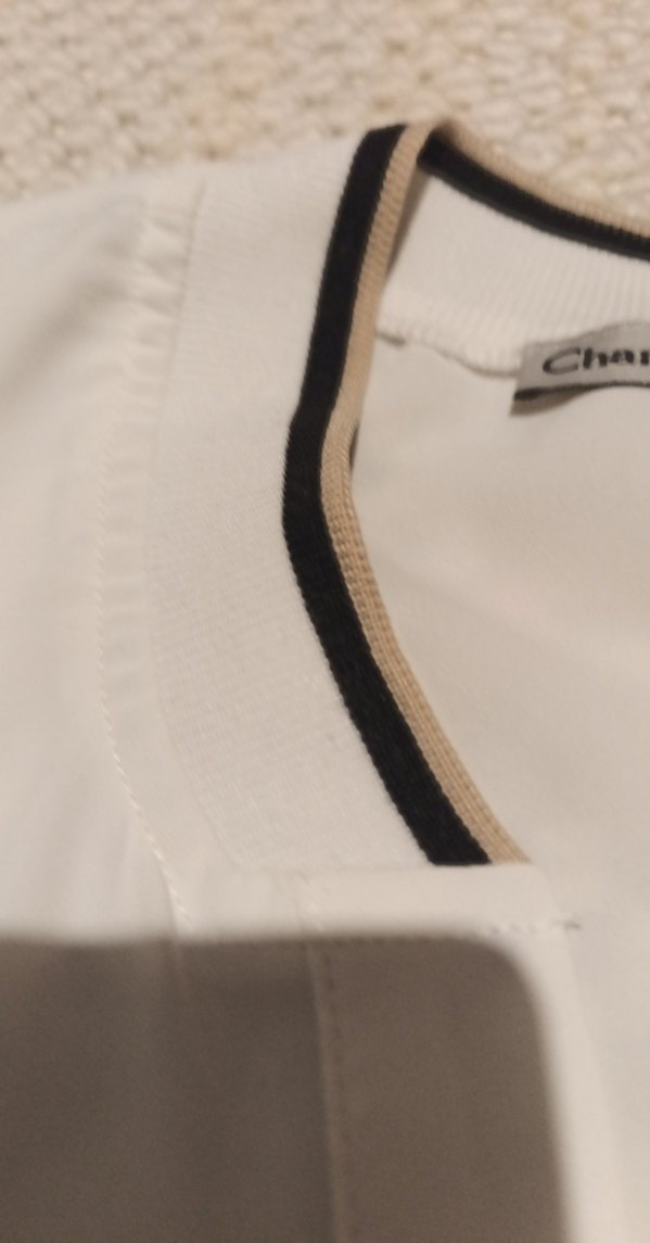 Gri Detaylı Beyaz Kadın bluz - Görsel 3