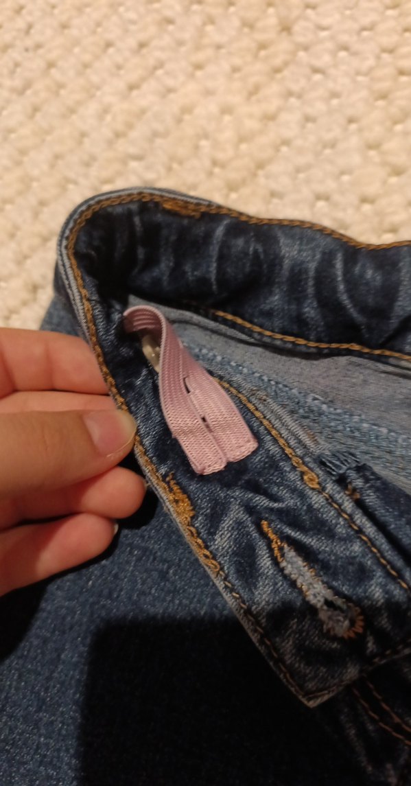 Kemerli Kız Çocuk Kot Etek - Görsel 3