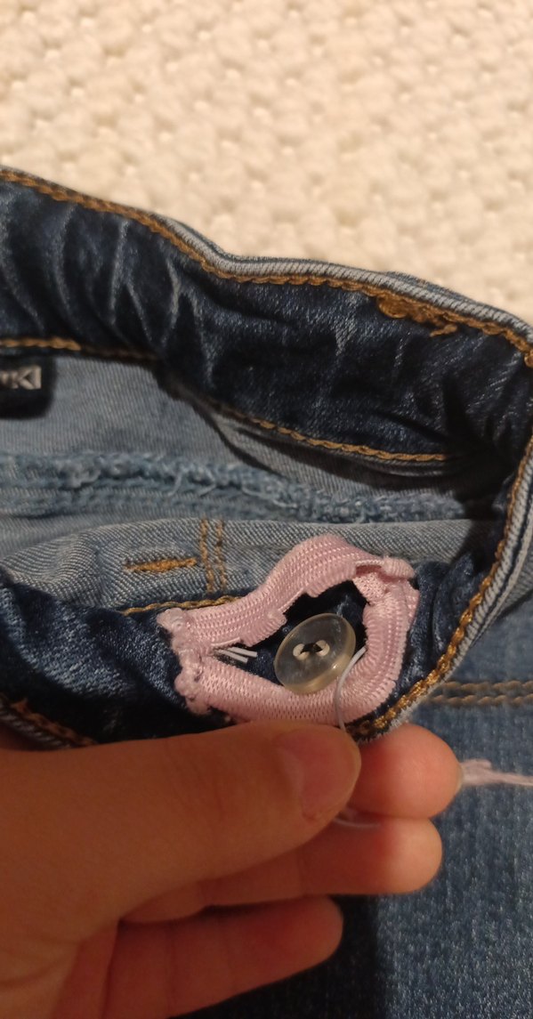 Kemerli Kız Çocuk Kot Etek - Görsel 4