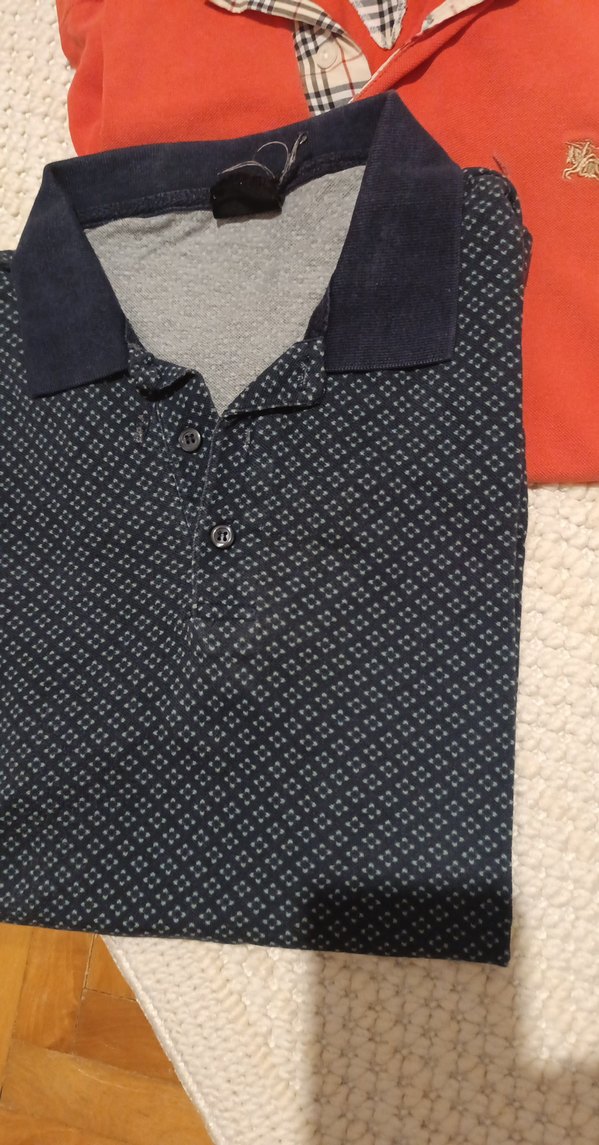 Erkek Gri Pamuklu Uzun Kollu Polo Tişört - Görsel 2