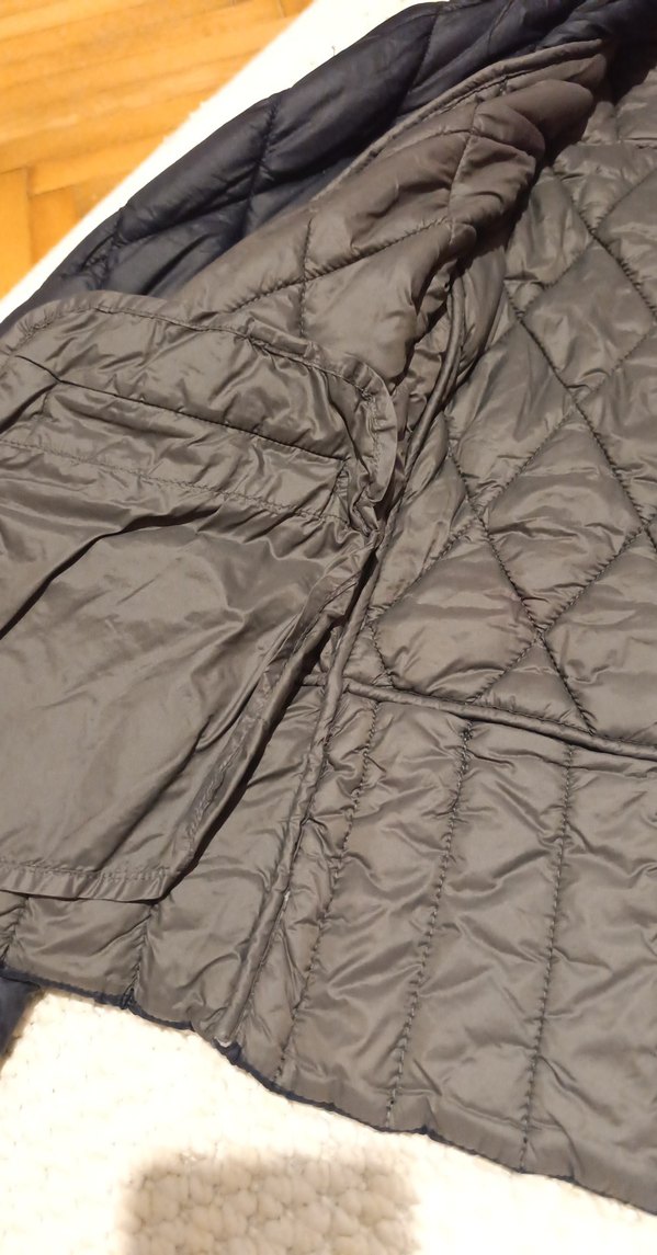 Kısa Lacivert Kadın Fermuarlı Ceket - Görsel 4