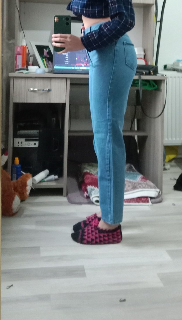 Mavi Kadın Mom Denim Pantolon - Görsel 2