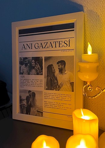 ANI GAZETESİ Çerçeveli Dekoratif Poster - Görsel 2