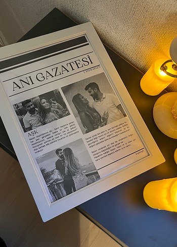 ANI GAZETESİ Çerçeveli Dekoratif Poster - Görsel 3