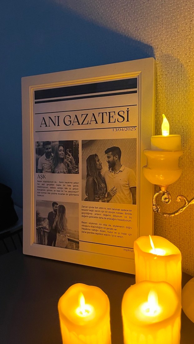 ANI GAZETESİ Çerçeveli Dekoratif Poster - Görsel 2