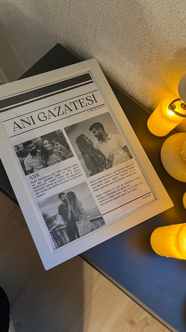 ANI GAZETESİ Çerçeveli Dekoratif Poster - Görsel 3