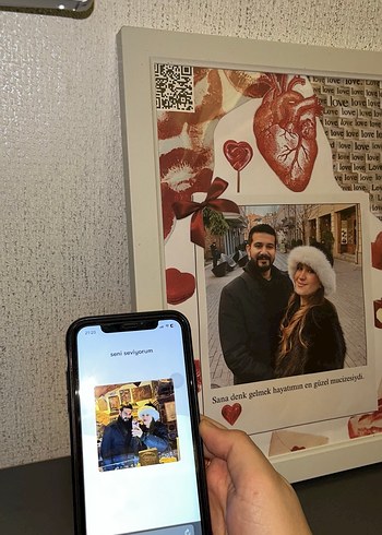 Bordo Temalı Kişiselleştirilmiş tablo hediye - Görsel 2