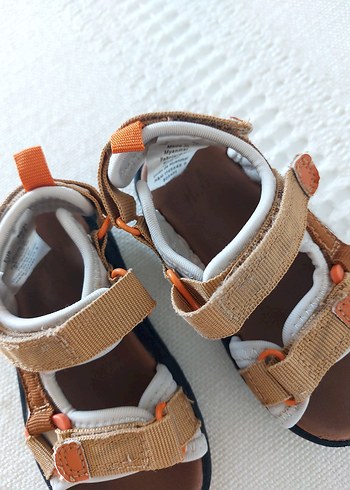Kahverengi Erkek Çocuk Cırt Cırtlı Sandalet - Görsel 2