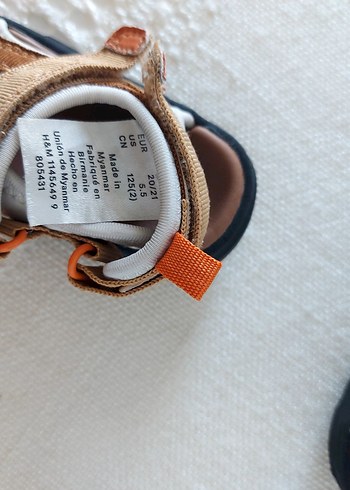 Kahverengi Erkek Çocuk Cırt Cırtlı Sandalet - Görsel 6