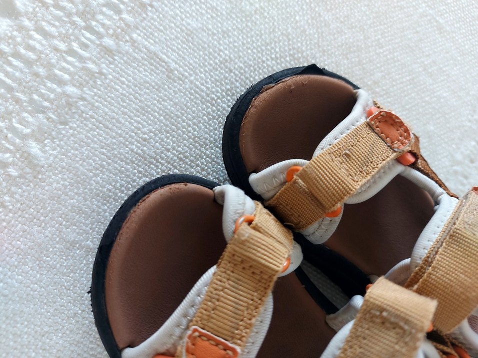 Kahverengi Erkek Çocuk Cırt Cırtlı Sandalet - Görsel 4