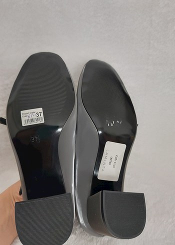 Gri Tokalı Kadın Topuklu Klasik Ayakkabı - Görsel 4