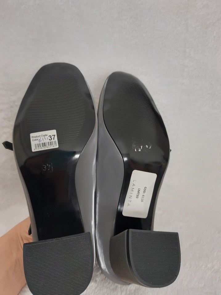 Gri Tokalı Kadın Topuklu Klasik Ayakkabı - Görsel 4