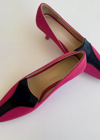 Pembe Topuklu Kadın Ayakkabı - Görsel 2