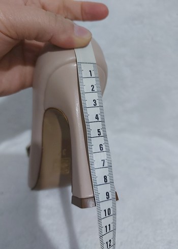 Bej Tokalı Stiletto Topuklu Kadın Ayakkabı - Görsel 3