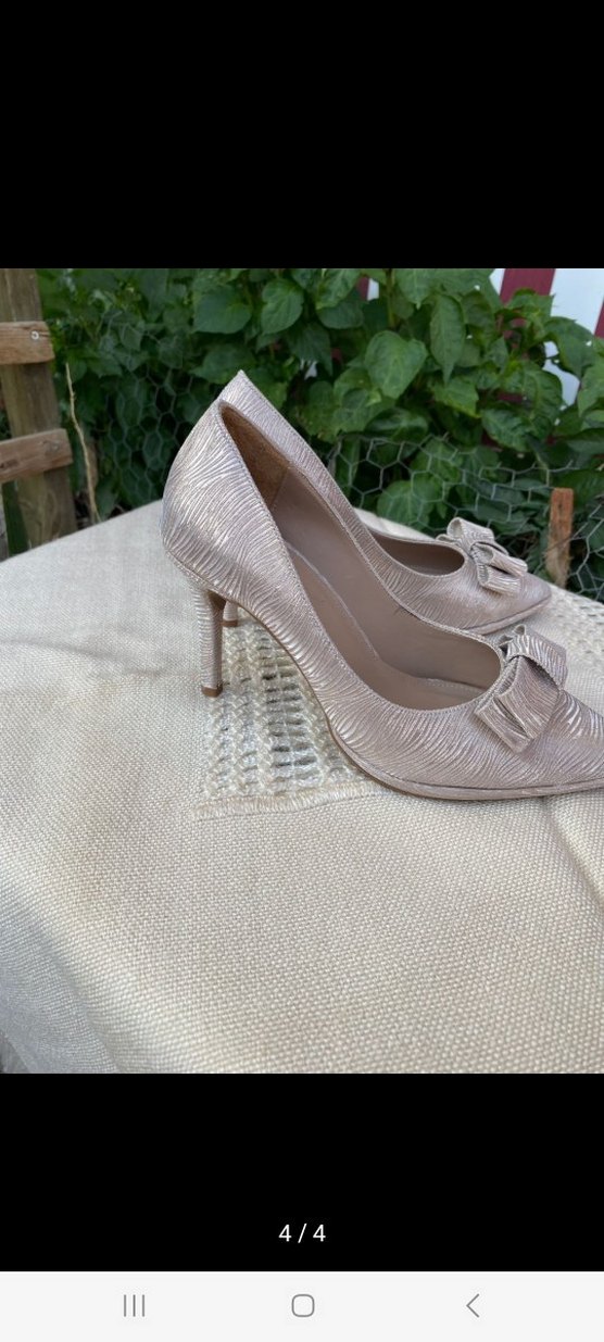 Gümüş Topuklu Ayakkabı  198 - Görsel 4