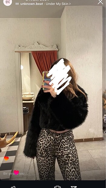Pull and Bear Pull and Bear kürk ceket