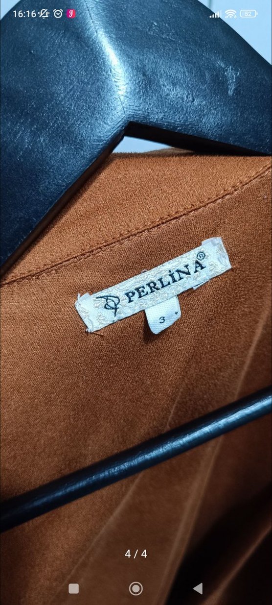 Kadın Kahverengi Uzun Süet Bohem Yelek - Görsel 4