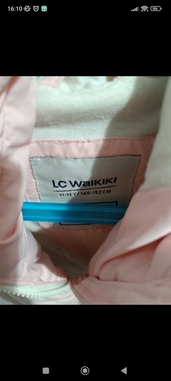 Kız Çocuk Pembe Kapüşonlu Fermuarlı Yelek - Görsel 2