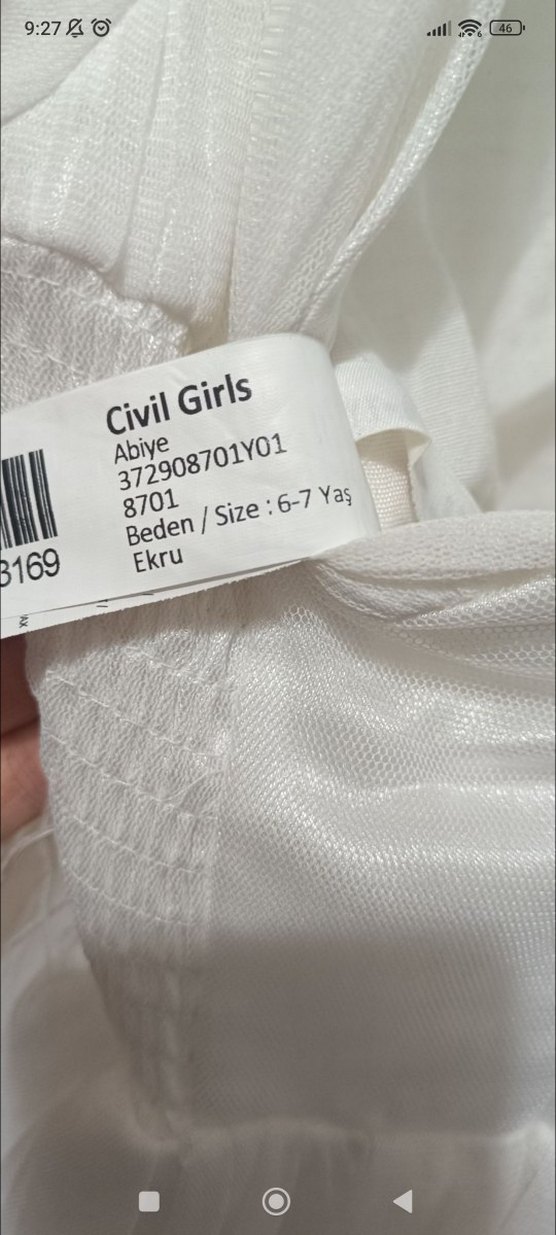 Çocuk abiye elbise - Görsel 4