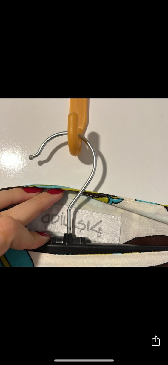 Çiçek Desenli Pilili Midi Etek - Görsel 5