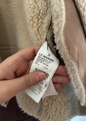 36 Beden kahverengi Renk Kahverengi Kürklü Deri Kadın Ceket