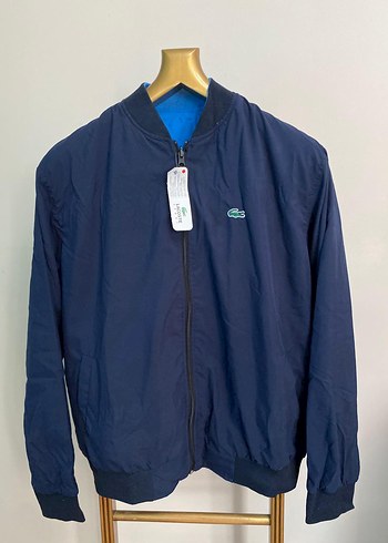Lacoste Lacivert Fermuarlı Erkek Ceket