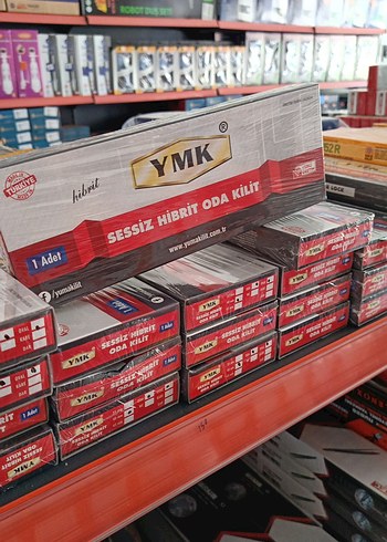 YMK Sessiz Hibrit Oda Kilidi Kırmızı
