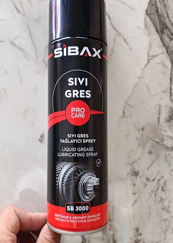 Sibax Sıvı Gres Yağlayıcı Sprey SB 3000
