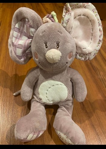 Fisher Price Gri Peluş Fil Oyuncak