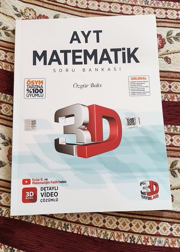 AYT Matematik Soru Bankası 3D Video Çözümlü
