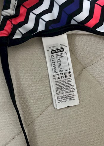 Renkli Tie-Dye Mini Bikini Strappy Tasarım - Görsel 2