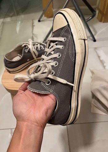 37 Beden Converse Chuck Taylor Gri Kadın Spor Ayakkabı