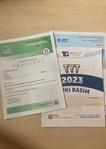 2023 TYT Türkiye Geneli Soru Kitapçığı