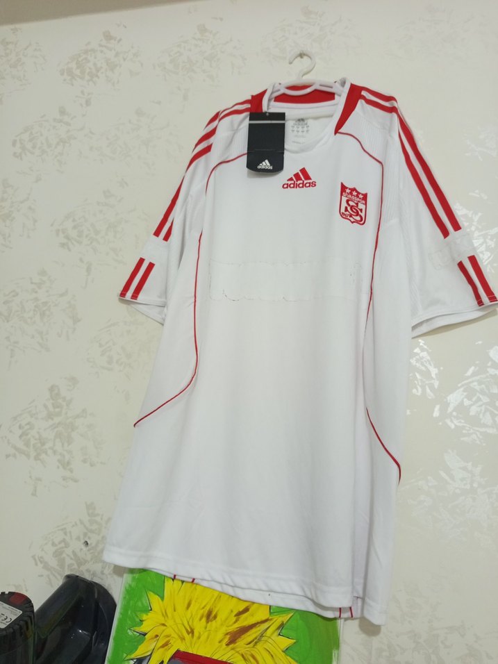 Beyaz Adidas Erkek Kısa Kollu Forma - Görsel 2