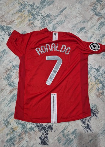 Kırmızı Manchester United Formalı Erkek Tişört - Görsel 2