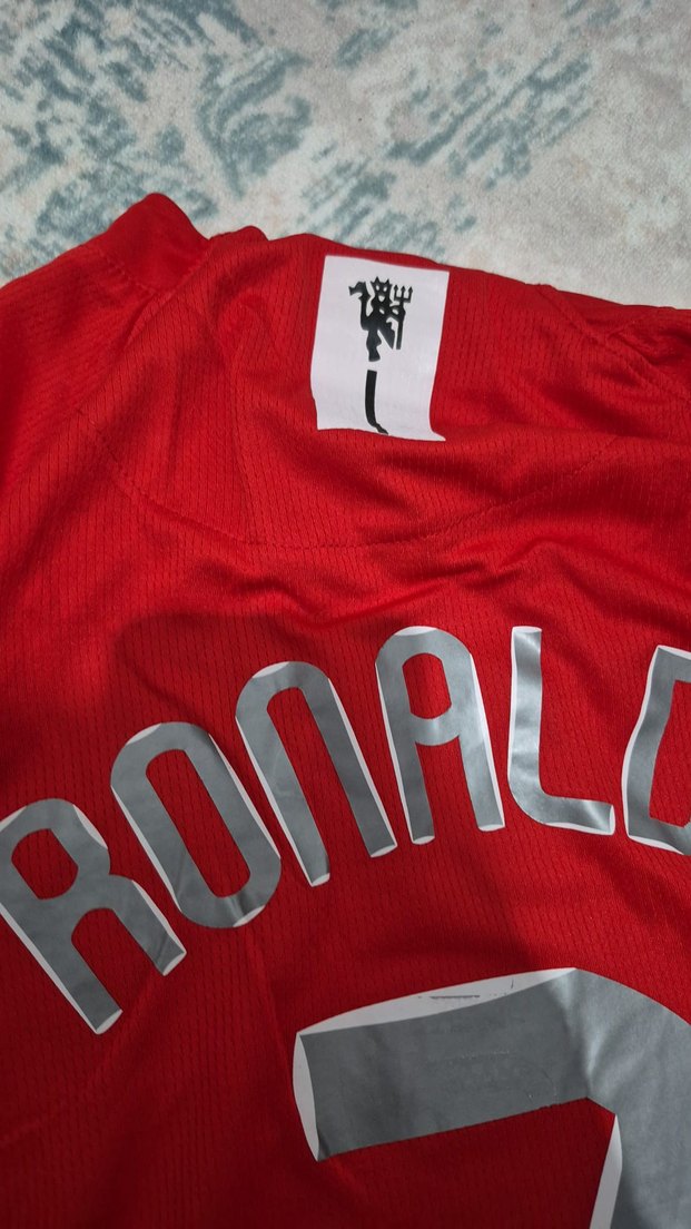 Kırmızı Manchester United Formalı Erkek Tişört - Görsel 4