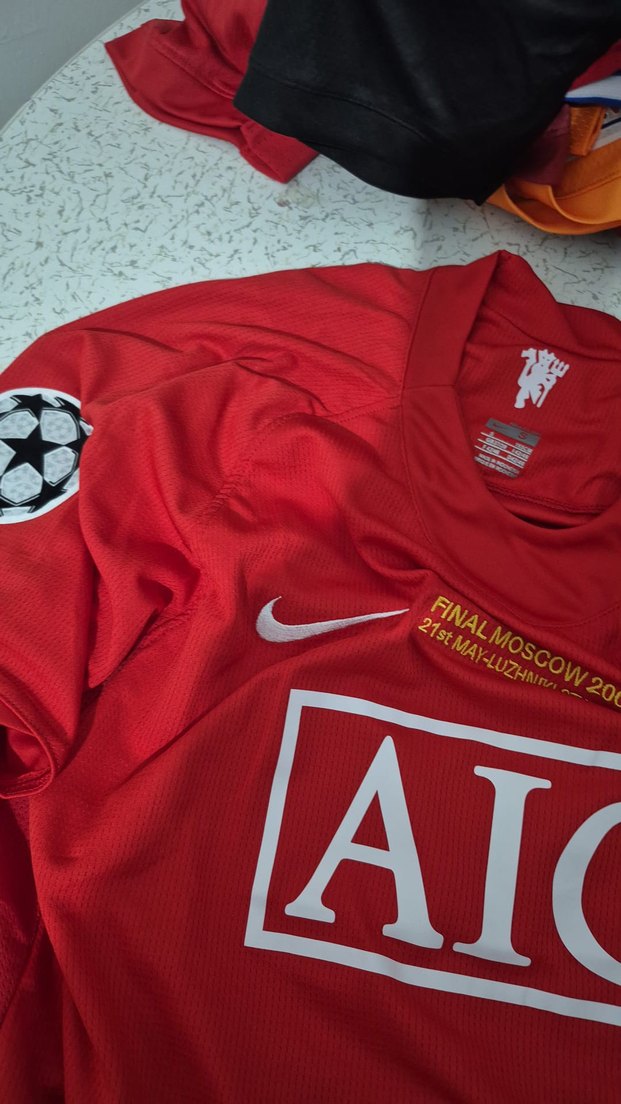 Kırmızı Manchester United Formalı Erkek Tişört - Görsel 3