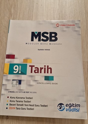 9. Sınıf Tarih Modüler Soru Bankası