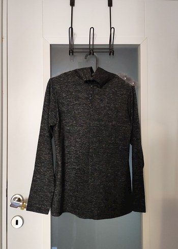 Gri Yumuşak Dokulu Kürk Detaylı Balıkçı Yaka Kazak - Görsel 6