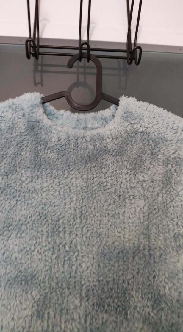 Turkuaz Kadın Yün Örgü Süveter - Görsel 2