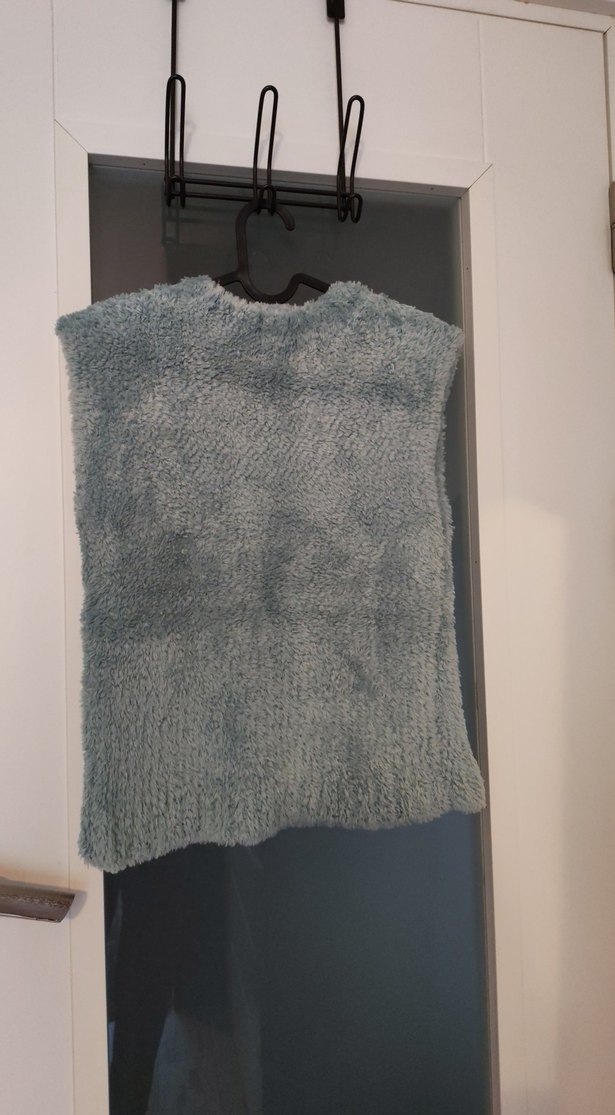 Turkuaz Kadın Yün Örgü Süveter - Görsel 4