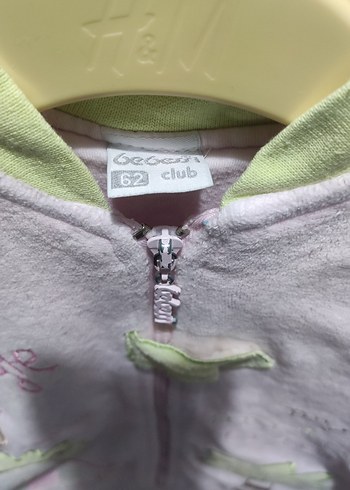 Bebek için Baskılı Pembe Uyku Tulumu - Görsel 6