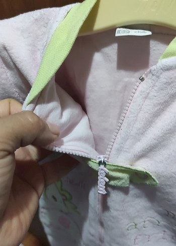 Bebek için Baskılı Pembe Uyku Tulumu - Görsel 7