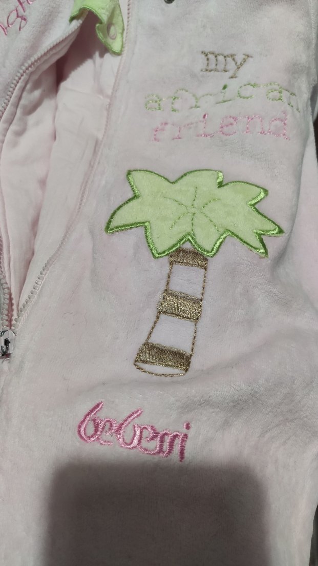 Bebek için Baskılı Pembe Uyku Tulumu - Görsel 5