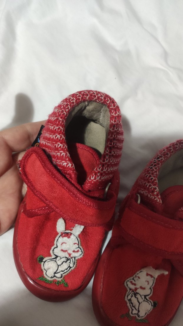 Kız Erkek Bebek Ev Patiği Cırt Cırtlı - Görsel 2