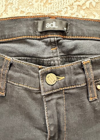 Adl Kadın Siyah Normal Kesim Kot Pantolon - Görsel 7