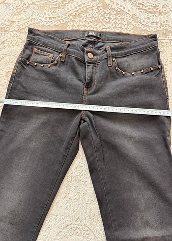 Adl Kadın Siyah Normal Kesim Kot Pantolon - Görsel 3