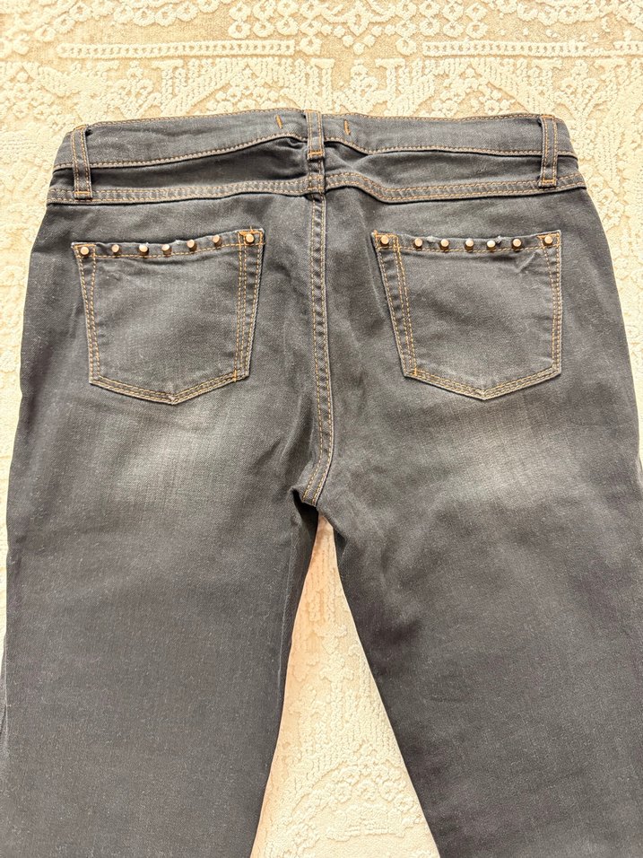 Adl Kadın Siyah Normal Kesim Kot Pantolon - Görsel 5